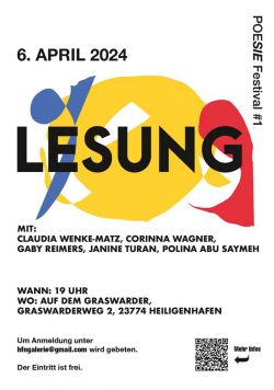 HFN Galerie Lesung poesie 20240406 Plakat web