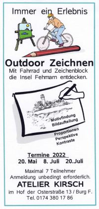 Kirsch Gerd 2022 Flyer Outdoor Zeichnen